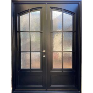 Colorado-Entry iron door with eyebrow arch doors