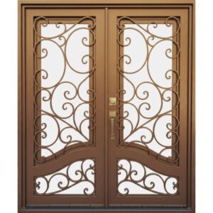 Cancun-Double hand-fordeg door with glass