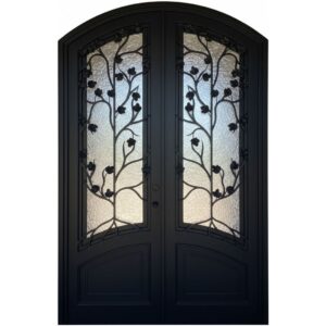 Oaxaca-Eyebrow arch top tree design iron door