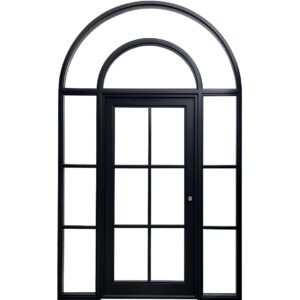 Suiza- French steel door with transom